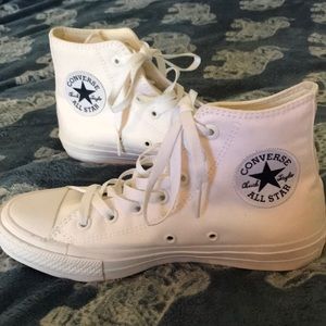White High-Top Converse